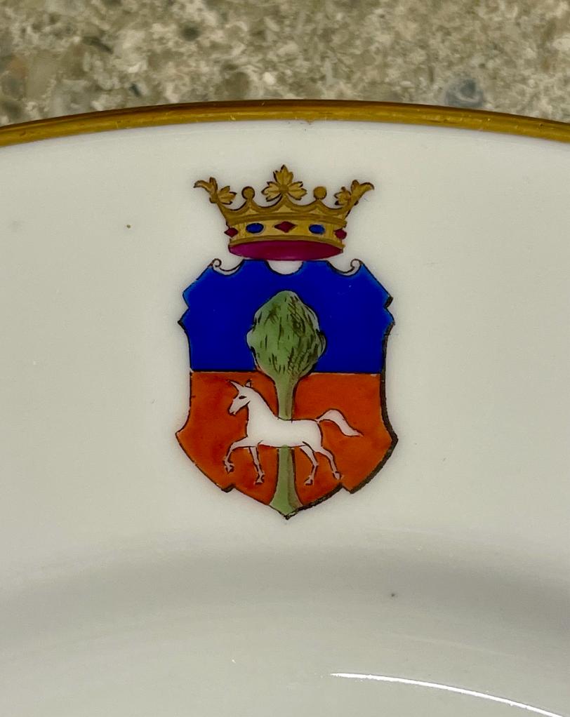 Vapen på porslin